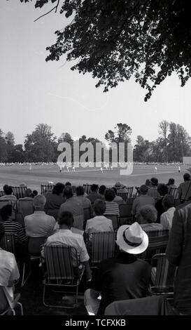 In Uxbridge Middlesex CCC Cricket 1990 Allgemeine Aussicht auf die Anlage Foto von Tony Henshaw Stockfoto