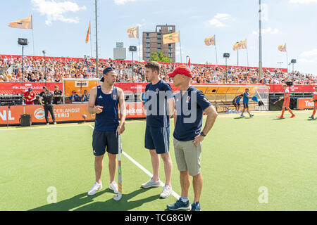 Eindhoven, Niederlande. 02 Juni, 2019. EINDHOVEN, 02-06-2019, Hockey Pro League 2019 Männer. Veranstaltungsort: HC Oranje-Rood. Danny Kerry während des Spiels Niederlande gegen Großbritannien. Credit: Pro Schüsse/Alamy leben Nachrichten Stockfoto