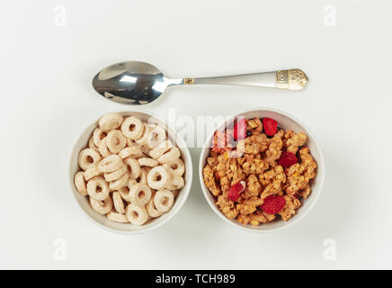Gesunde Ernährung Zutaten für das Frühstück Stockfoto