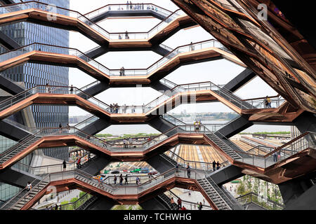 Das Schiff in Hudson Yards in der West Side von Manhattan. New York City New York, USA Stockfoto