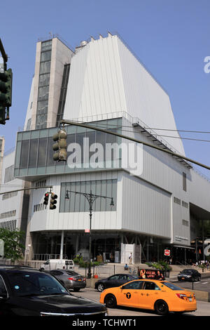 Außenansicht des Whitney Museum der amerikanischen kunst. Lower Manhattan. New York City, USA. Stockfoto