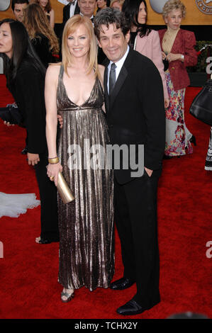 LOS ANGELES, Ca. Januar 28, 2007: Marg Helgenberger & ALAN ROSENBERG am 13. jährlichen Screen Actors Guild Awards im Shrine Auditorium. © 2007 Paul Smith/Featureflash Stockfoto