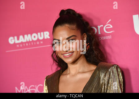 Die meisten von uns wöchentlich elegantes New Yorker party, Ankünfte, Frühling/Sommer 2019, New York Fashion Week, USA - 12 Sep 2018 - shanina Shaik Stockfoto