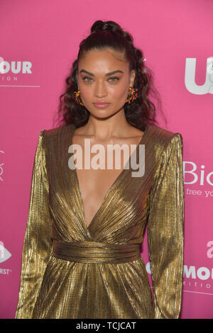 Die meisten von uns wöchentlich elegantes New Yorker party, Ankünfte, Frühling/Sommer 2019, New York Fashion Week, USA - 12 Sep 2018 - shanina Shaik Stockfoto