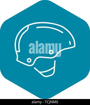 Schutz Helm Icon, outline Style Stock Vektor