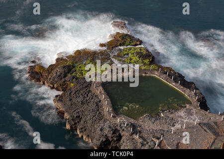 Natürliche Schwimmbäder auf Teneriffa Stockfoto