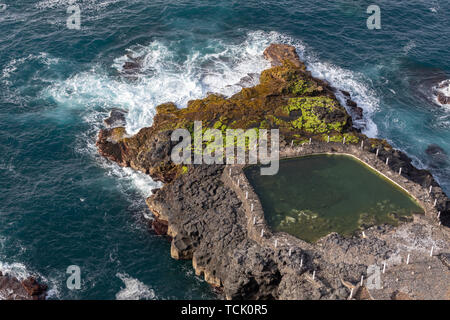 Natürliche Schwimmbäder auf Teneriffa Stockfoto