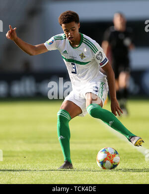 Nordirlands Jamal Lewis während der UEFA EURO 2020 Qualifikation, Gruppe C Spiel im A Le Coq Arena, Tallinn. Stockfoto