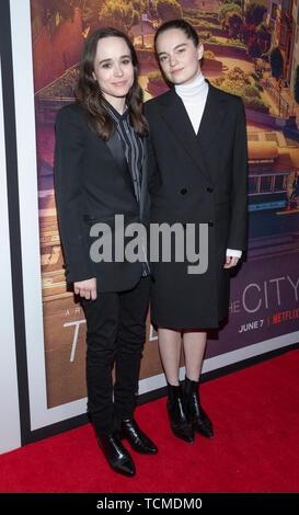 New York, Vereinigte Staaten. 04 Juni, 2019. Ellen Page und Emma Portner besucht Geschichten der Stadt New York Premiere auf Metrograph Credit: Lev Radin/Pacific Press/Alamy leben Nachrichten Stockfoto