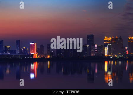 City Night Scene Stockfoto