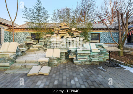 Die Grundschule von Mo Yaner, Nobelpreisträger für Literatur. Stockfoto