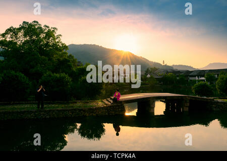 In Yongjia County, Provinz Zhejiang. Stockfoto