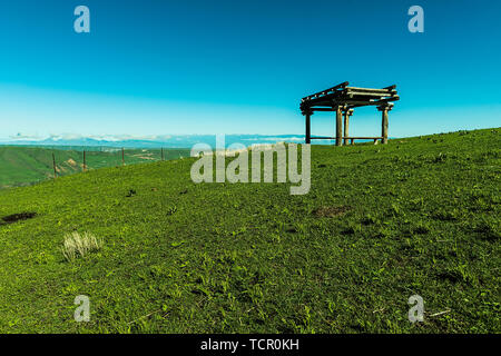 Juni Tag in Yili, Xinjiang Stockfoto