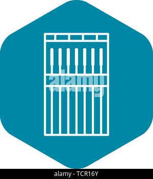 Schweißer-stick Symbol, outline Style Stock Vektor