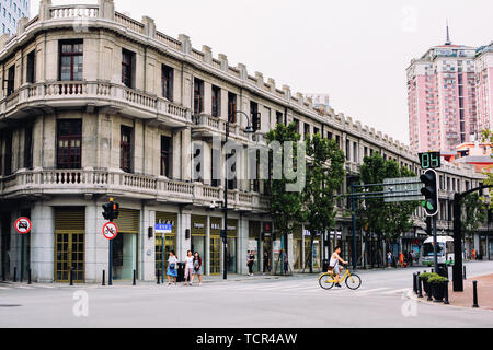 Jianghan Road, Wuhan Stockfoto