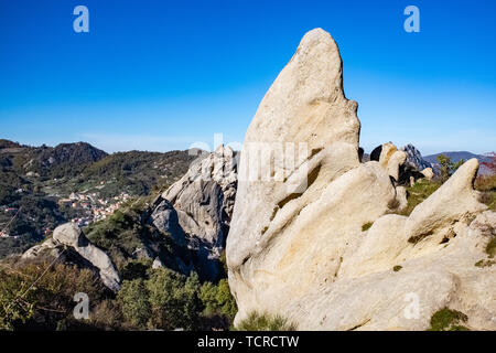 Landschaft der Dolomiten der Basilikata lukanischen Berge genannt. Region Basilicata, Italien Stockfoto