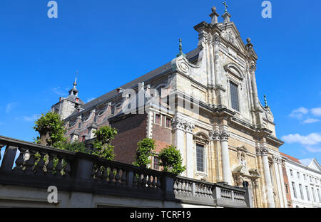 Gotische Kirche des Hl. Xaverius im malerischen flämische Stadt Brügge, Belgien. Stockfoto