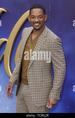 Europäische Gala Premiere von "Aladdin" im Odeon Luxe Leicester Square - Ankunft mit: Will Smith, Wo: London, Vereinigtes Königreich, wenn: 09. Mai 2019 Credit: Mario Mitsis/WENN.com Stockfoto