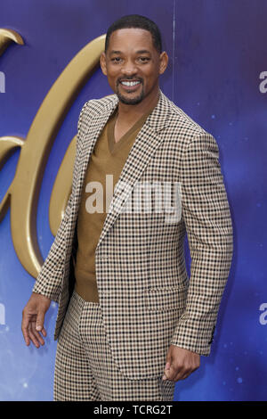 Europäische Gala Premiere von "Aladdin" im Odeon Luxe Leicester Square - Ankunft mit: Will Smith, Wo: London, Vereinigtes Königreich, wenn: 09. Mai 2019 Credit: Mario Mitsis/WENN.com Stockfoto