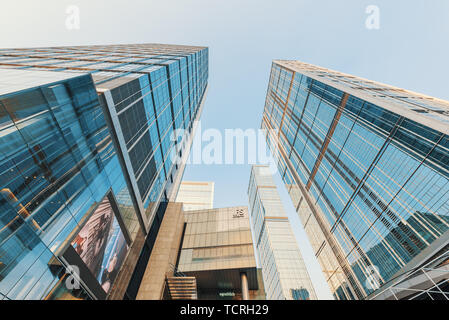 Hochhaus Gebäude, Taikuri Zentrum, Chengdu Stockfoto