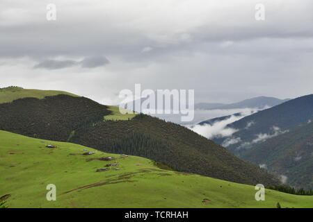 Ein schwaches Gedächtnis des Plateaus. Stockfoto