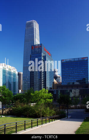 Beijing International Trade Stadt Landschaft Stockfoto