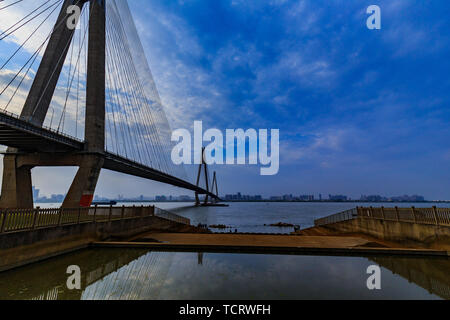 Changjiang River Bridge Stockfoto