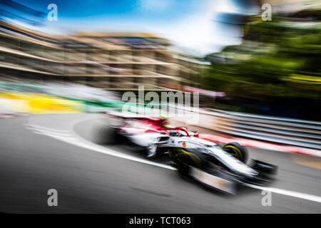 Monte Carlo / Monaco - 23/05/2019 - 99 Antonio Giovinazzi (ITA, Alfa Romeo, C38) während des RP2 vor der 2019 beim Grand Prix von Monaco Stockfoto