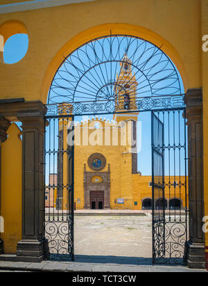 Convento de San Gabriel Arcángel Franciscano (San Gabriel Friary) ist eine Kirche und Kloster in Cholula, Puebla, Mexiko. Stockfoto