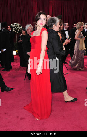 LOS ANGELES, Ca. Februar 24, 2008: Miley Cyrus an der 80. jährlichen Academy Awards im Kodak Theater, Hollywood, CA. © 2008 Paul Smith/Featureflash Stockfoto