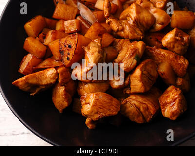 Kung Pao Huhn. Stockfoto