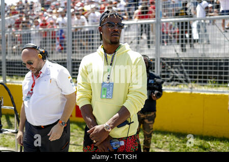 Montreal, Kanada. 09 Juni, 2019. Motorsport: FIA Formel Eins-Weltmeisterschaft 2019, Grand Prix von Kanada, Jimmy Butler (USA) 09.06.2019 | Verwendung der weltweiten Kredit: dpa/Alamy leben Nachrichten Stockfoto