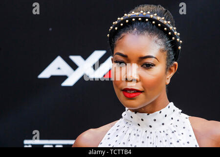 Madrid, Spanien. 10 Juni, 2019. Jessica Alba und Gabrielle Union nehmen an der "L.A.'s Finest" AXN TV-Serie Fotoshooting an der Bologna Hotel in Madrid, Spanien, 10. Mai 2019. Juni 10, 2019. Credit: Jimmy Olsen/Medien Punch *** Keine Spanien***/Alamy leben Nachrichten Stockfoto