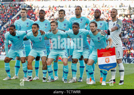 Porto, Portugal. 09 Juni, 2019. PORTO, 09-06-2019, Estadio Dragao, UEFA Nationen Liga Finale zwischen Portugal und den Niederlanden. Während dem Spiel Portugal - Niederlande 1:0. Credit: Pro Schüsse/Alamy leben Nachrichten Stockfoto