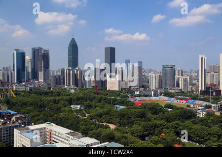 Landschaft der städtischen Architektur in Hankou, Wuhan Stockfoto