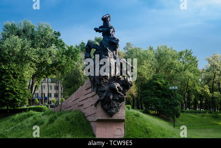 Kiew Ukraine - 25. Mai 2019. Denkmal für sowjetische Zivilisten und Kriegsgefangene der deutschen Besatzer in Babyn Jar bei Kiew, Ukraine getötet in 1941-1943 Stockfoto