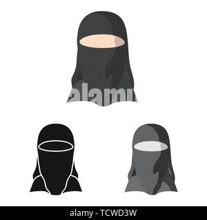 Isoliertes Objekt der Nachahmer und Resident Logo. Sammlung der Nachahmer und Kultur vektor Symbol für das Lager. Stock Vektor