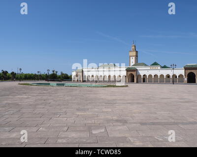 Ahl Fas Moschee bei Square in der Nähe von Royal Palace in der Hauptstadt Rabat in Marokko Stockfoto