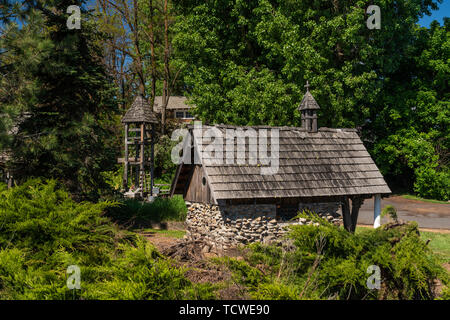 Eine Gruppe von restaurierten alten Bauernhaus in der Nähe von Palouse, Washington, USA. Stockfoto