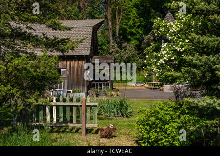 Eine Gruppe von restaurierten alten Bauernhaus in der Nähe von Palouse, Washington, USA. Stockfoto