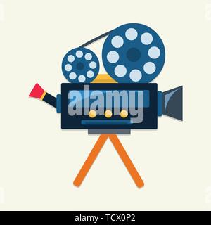 Video kamera Vector Illustration Stock Vektor