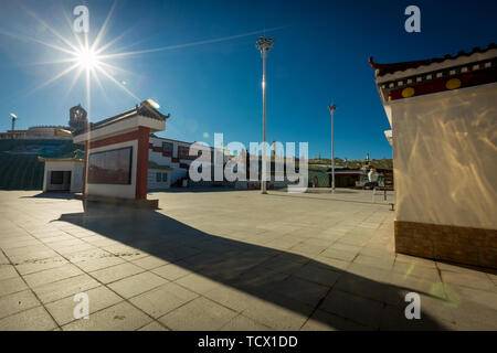 Landschaft von mardo County, Qinghai Stockfoto