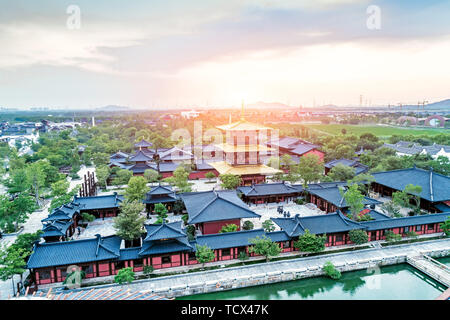 Guang Fulin Website in Songjiang, Shanghai Stockfoto