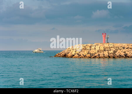 Mediterrane Küste von Antalya, Türkei Stockfoto