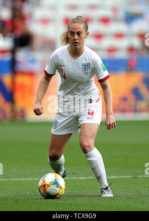 England's Keira Walsh während der FIFA Frauen-WM, Gruppe D Match im Stade de Nice. Stockfoto