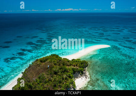 Wirklich erstaunlich Insel Cresta de Gallo, Philippinen Stockfoto