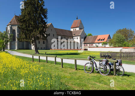 St. Maria und Markus Kathedrale, Mittelzell, UNESCO-Weltkulturerbe, Insel Reichenau, Bodensee, Baden-Württemberg, Deutschland, Europa Stockfoto