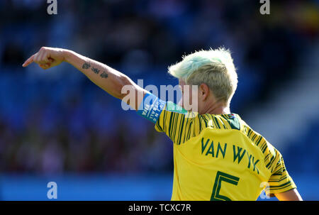 Südafrikas Janine Van Wyk Stockfoto