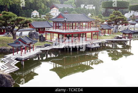 Fairview chinesische Architekturmodell Stockfoto