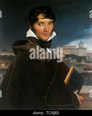 Portrait von François Marius Granet (1775-1849), 1807. Schöpfer: Ingres, Jean Auguste Dominique (1780-1867). Stockfoto